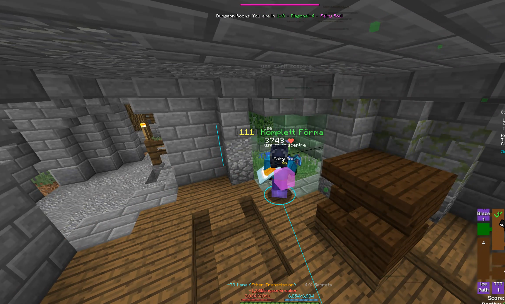 Auto Secret Routes dungeon routing preview – Hypixel SkyBlock